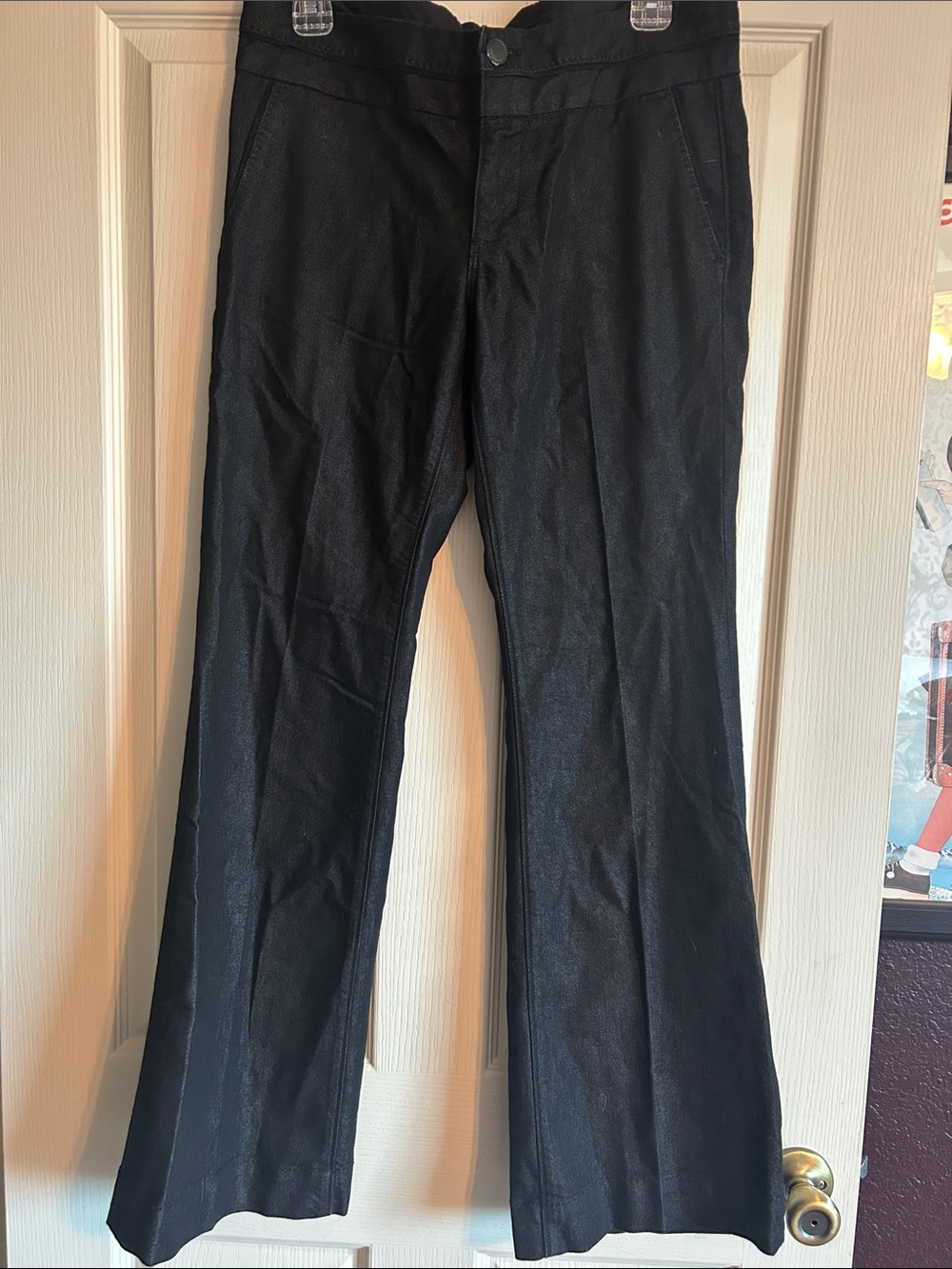 NWOT Banana Republic Limited Edition black trouser denim jeans 8